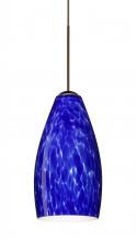 Besa Lighting RXP-719886-BR-L - Besa Pendant Karli Bronze Blue Cloud 1x50W Halogen, 15Ft. Cord