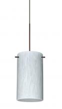 Besa Lighting X-440419-LED-BR - Besa Stilo 7 Pendant for Multiport Canopy Carrera Bronze 1x5W LED