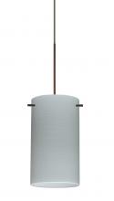 Besa Lighting X-4404KR-LED-BR - Besa Stilo 7 Pendant for Multiport Canopy Chalk Bronze 1x5W LED