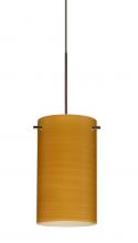 Besa Lighting X-4404OK-LED-BR - Besa Stilo 7 Pendant for Multiport Canopy Oak Bronze 1x5W LED