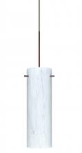 Besa Lighting X-493019-LED-BR - Besa Copa Pendant for Multiport Canopy, Carrera, Bronze, 1x5W LED