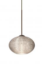 Besa Lighting X-5612GL-BR - Besa Pendant For Multiport Canopy Lasso Bronze Glitter 1x50W Halogen