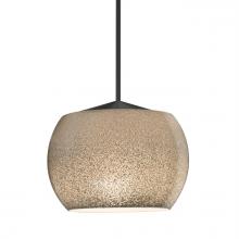 Besa Lighting X-KENOSM-LED-BK - Besa, Keno Cord Pendant for Multiport Canopy, Smoke Sand, Black Finish, 1x3W LED