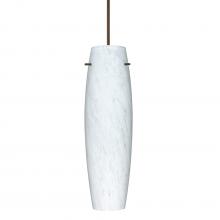 Besa Lighting XP-412119-BR-DIM010 - Besa Tu Tu Pendant, Carrera, Bronze, 1x50W Halogen, 0-10V Dimming