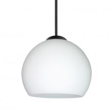 Besa Lighting XP-565807-LED-BK - Besa Pendant Palla 5, Black Finish, Opal Matte 1x5W LED