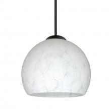 Besa Lighting XP-565819-LED-BK - Besa Pendant Palla 5, Black Finish, Carrera 1x5W LED