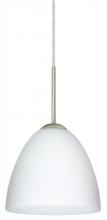 Besa Lighting 1JT-447007-LED-SN - Besa Vila LED Pendant Opal Matte Satin Nickel 1x9W LED