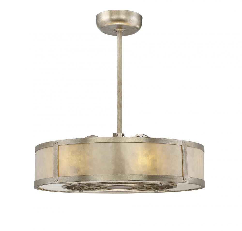 Vireo 6-Light Fan D&#39;Lier in Silver Dust