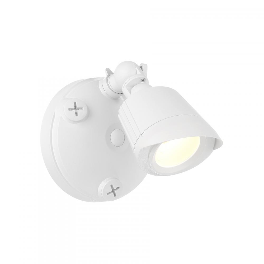 LED Single Flood Light in White