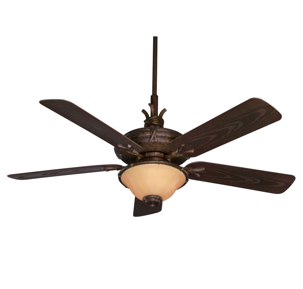 One Light New Tortoise Shell Ceiling Fan