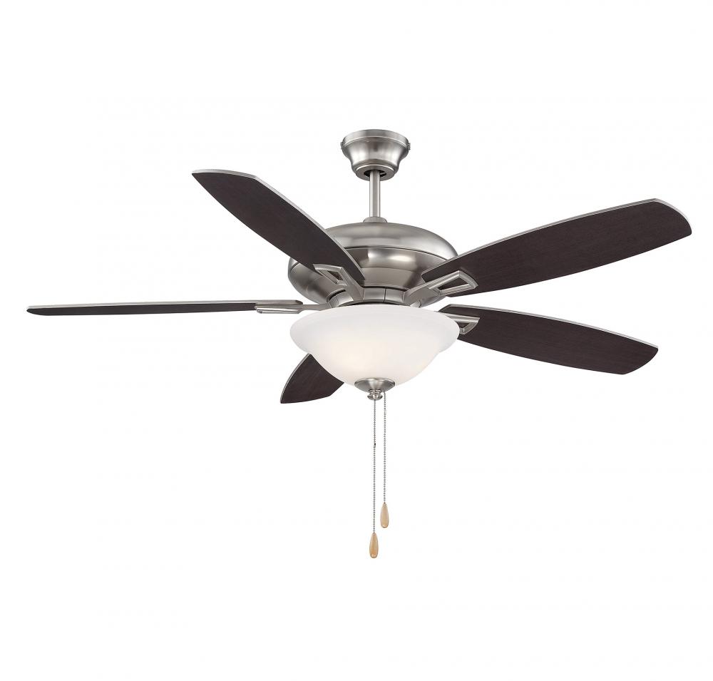 Mystique 52&#34; 2-Light Ceiling Fan in Satin Nickel