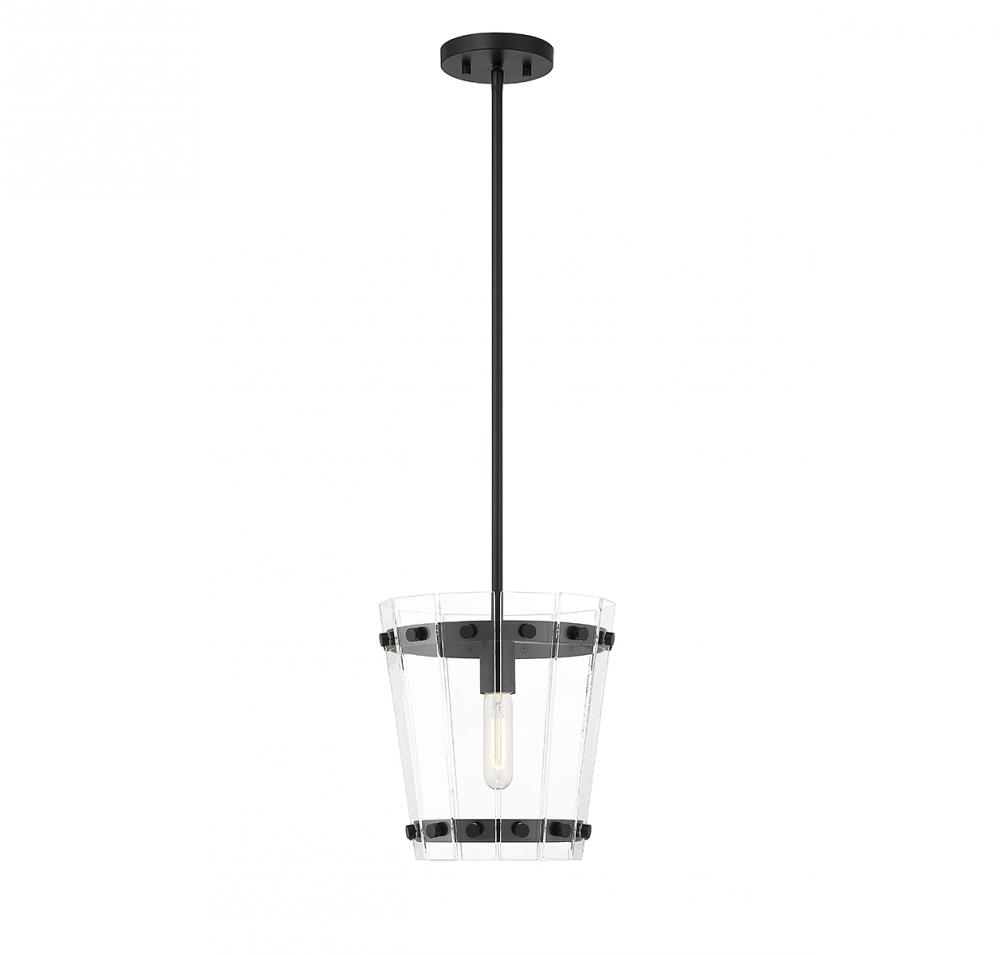 Ventari 1-Light Pendant in Matte Black