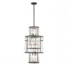 Savoy House 3-2226-8-89 - Rohe 8-Light Pendant in Matte Black