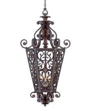 Savoy House 3-4088-6-16 - Six Light Antique Copper Finish Candle - Cream Candle Open Frame Foyer Hall Fixture