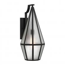 Savoy House 5-705-BK - Peninsula 1-Light Outdoor Wall Lantern in Matte Black