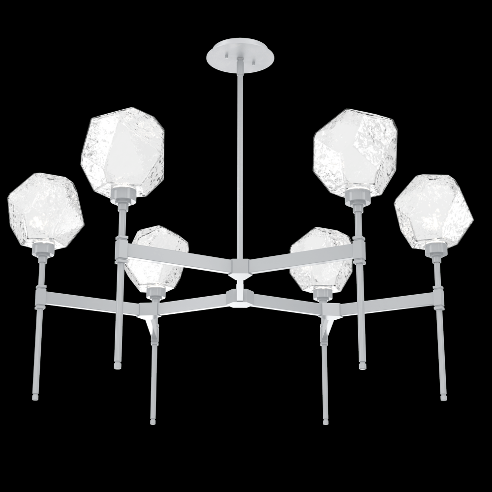 Gem Round Belvedere Chandelier-39-Classic Silver