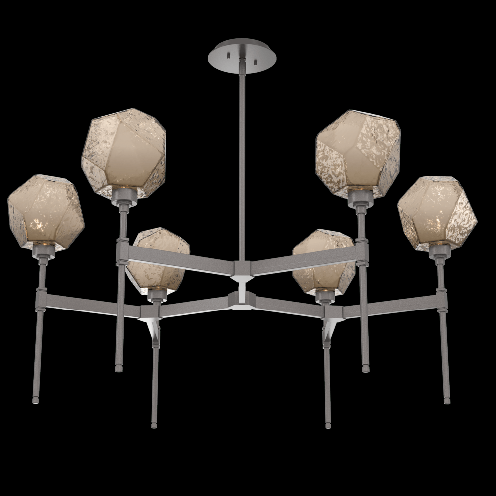 Gem Round Chandelier-39-Graphite