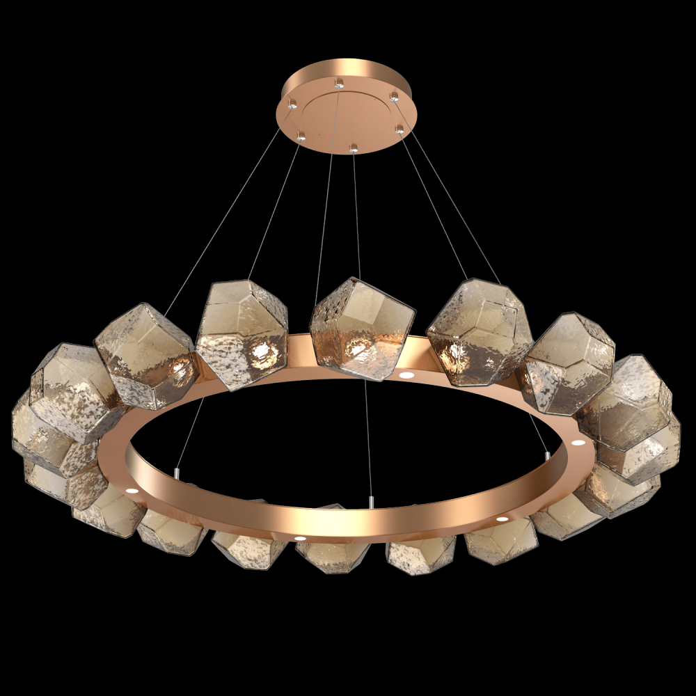 Gem Radial Ring - 48&#34; -Novel Brass