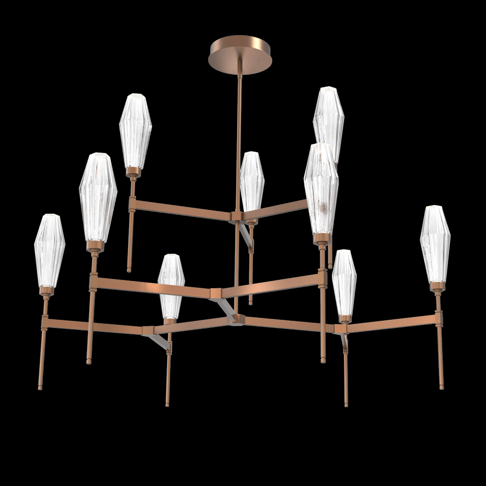 Aalto Round Belvedere Chandelier-54-Burnished Bronze