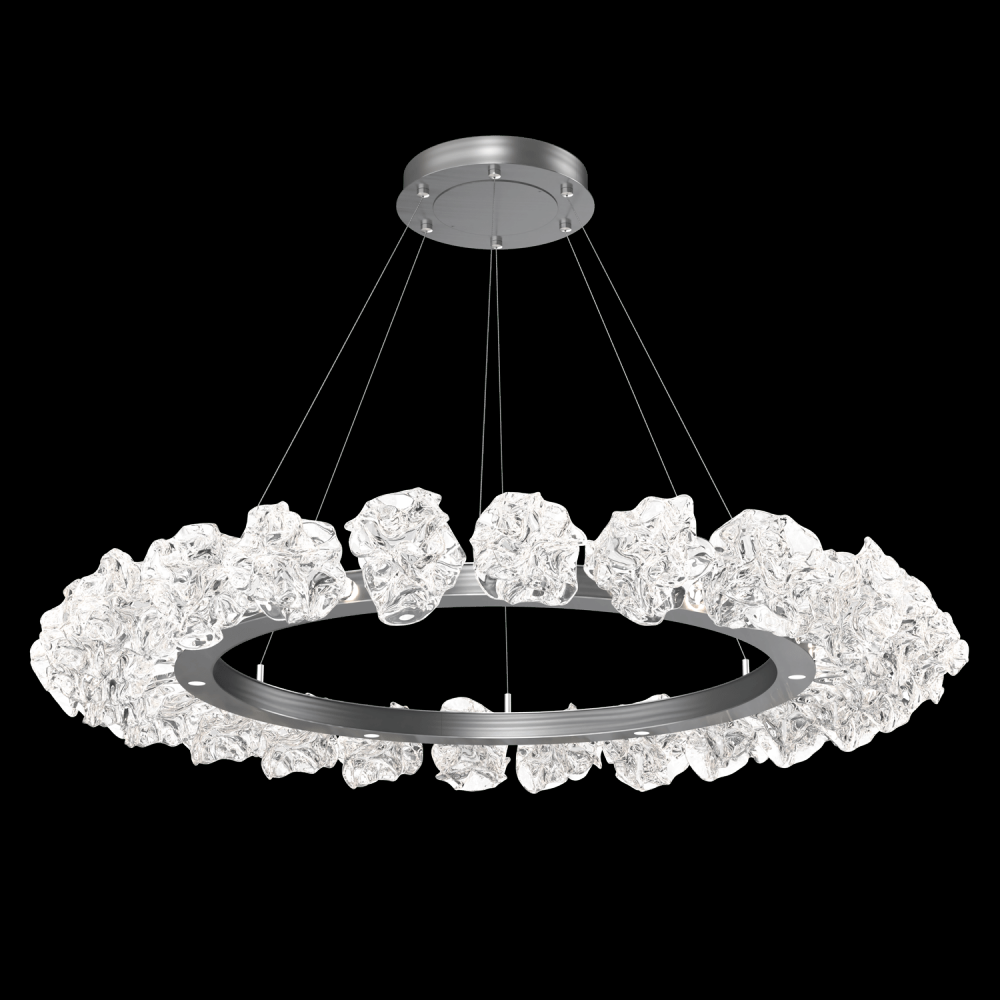 Blossom Ring Chandelier - 50-Gunmetal