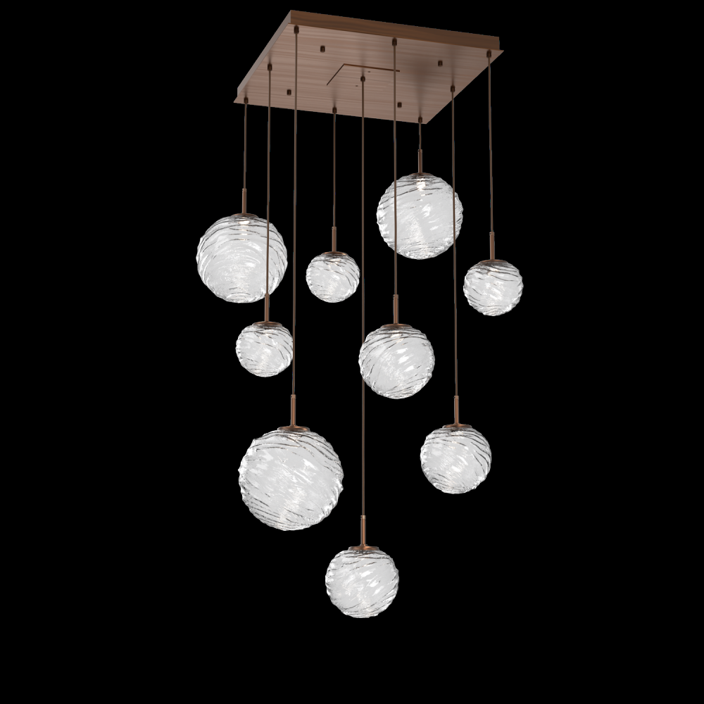 Gaia Square 9pc Multi-Pendant