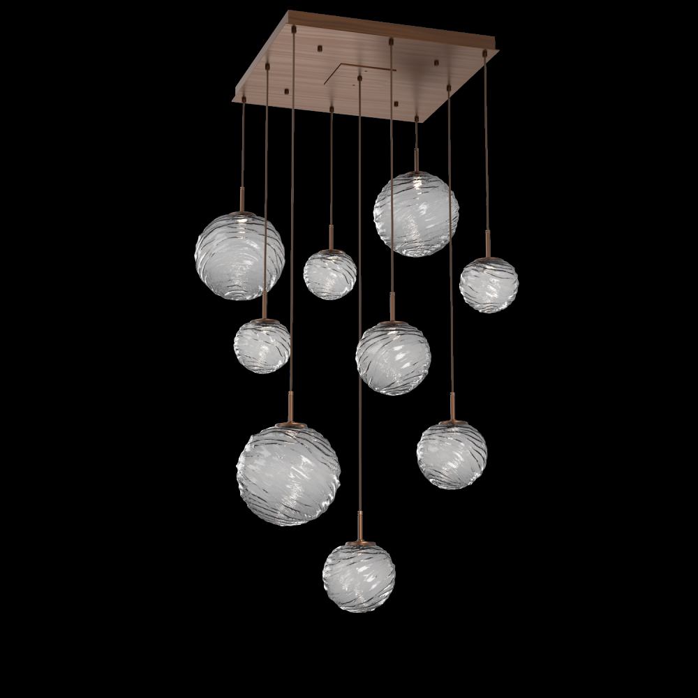 Gaia Square 9pc Multi-Pendant