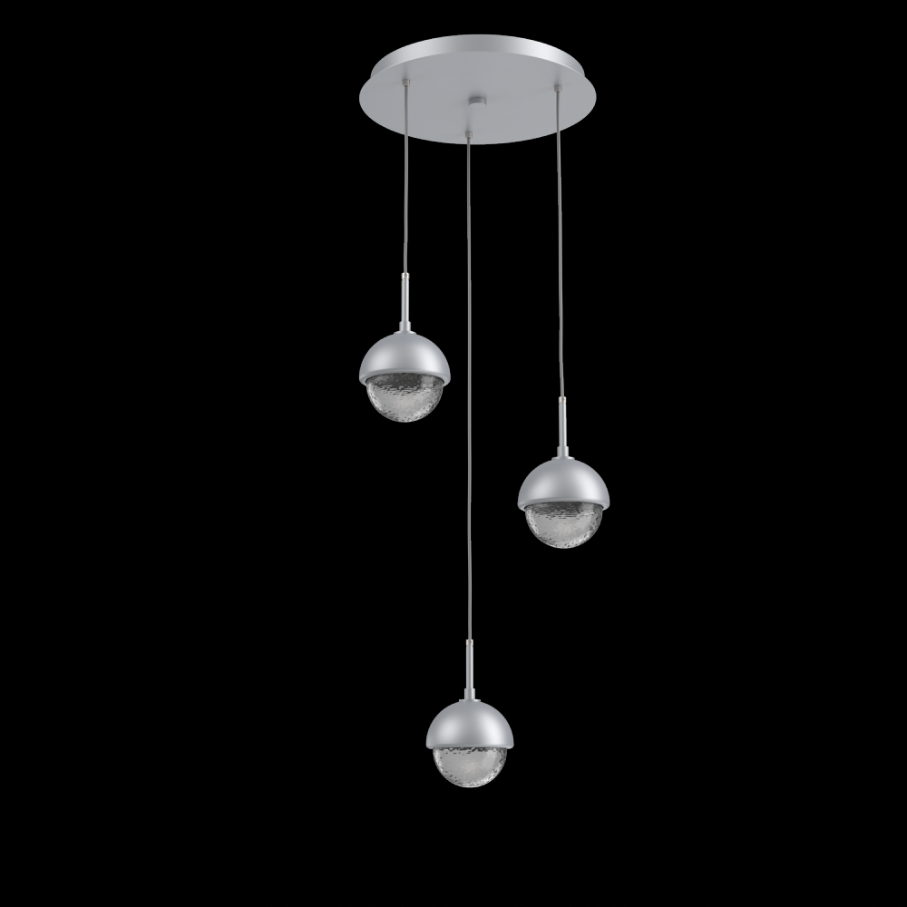 Cabochon Round 3pc Multi-Pendant