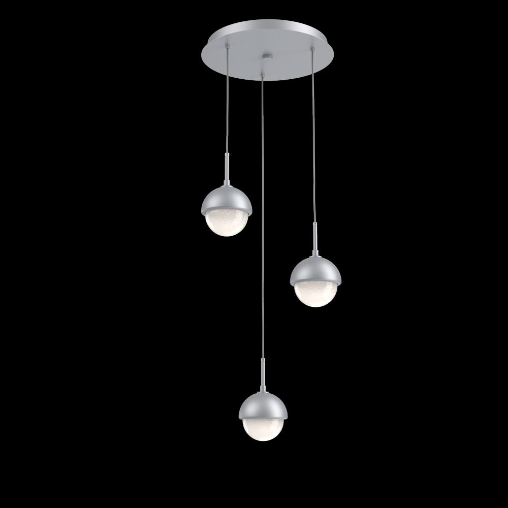 Cabochon Round 3pc Multi-Pendant