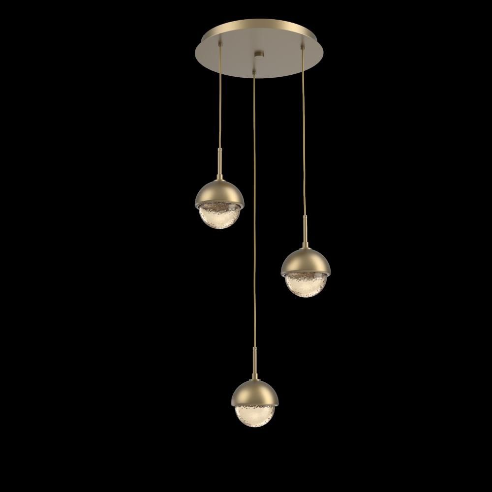 Cabochon Round 3pc Multi-Pendant