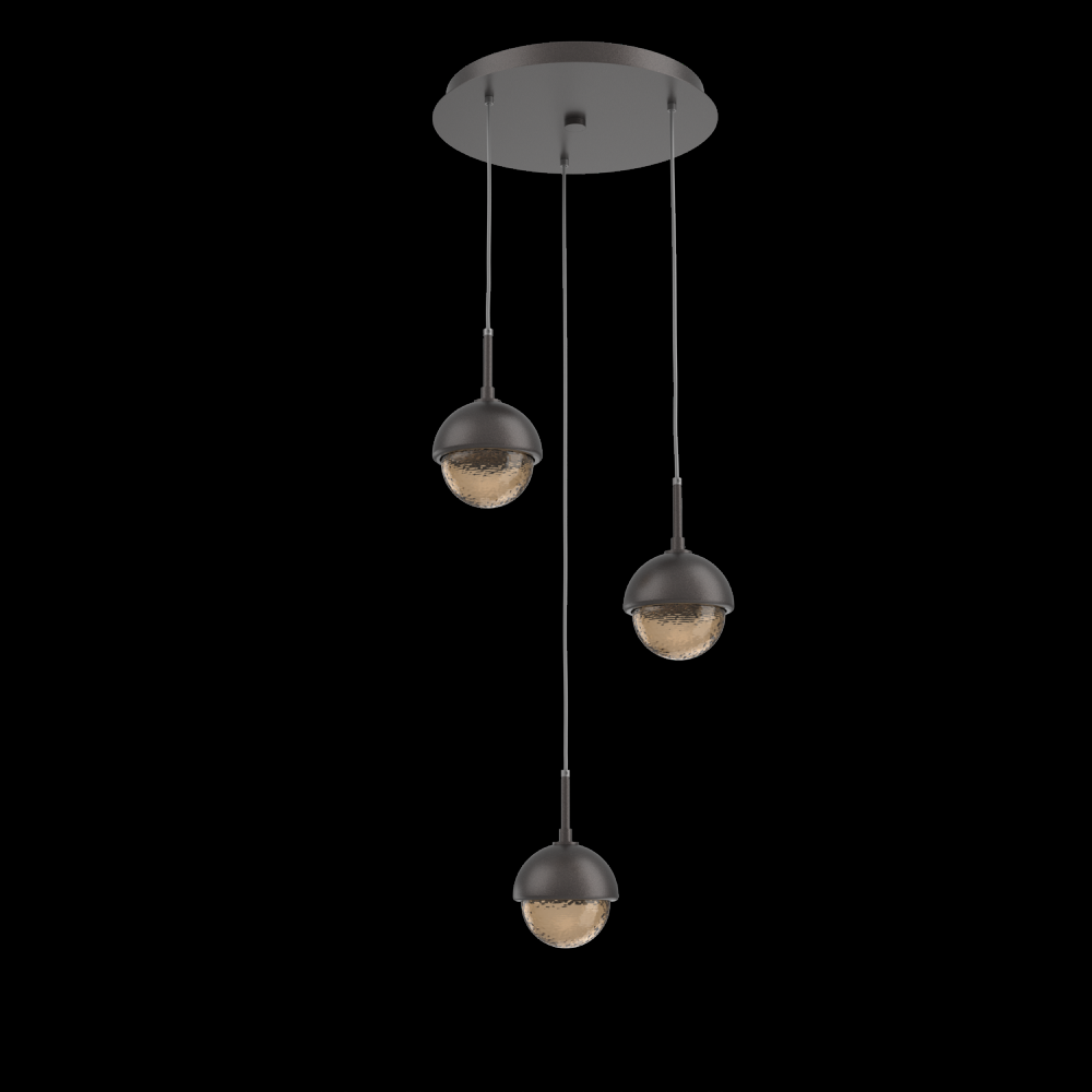 Cabochon Round 3pc Multi-Pendant