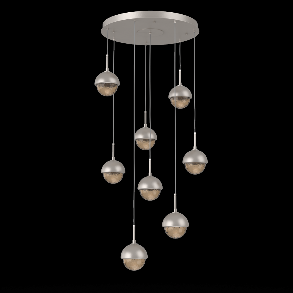 Cabochon Round 8pc Multi-Pendant
