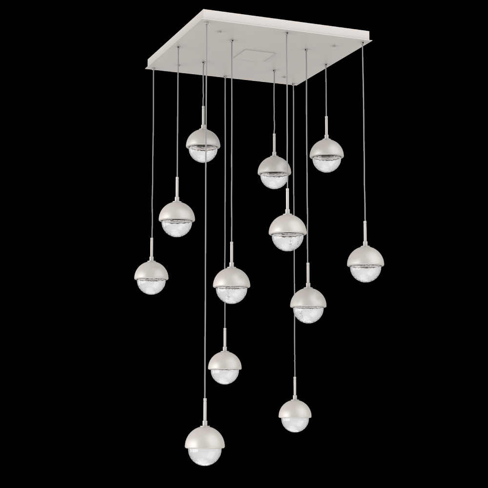 Cabochon Square Pendant Chandelier