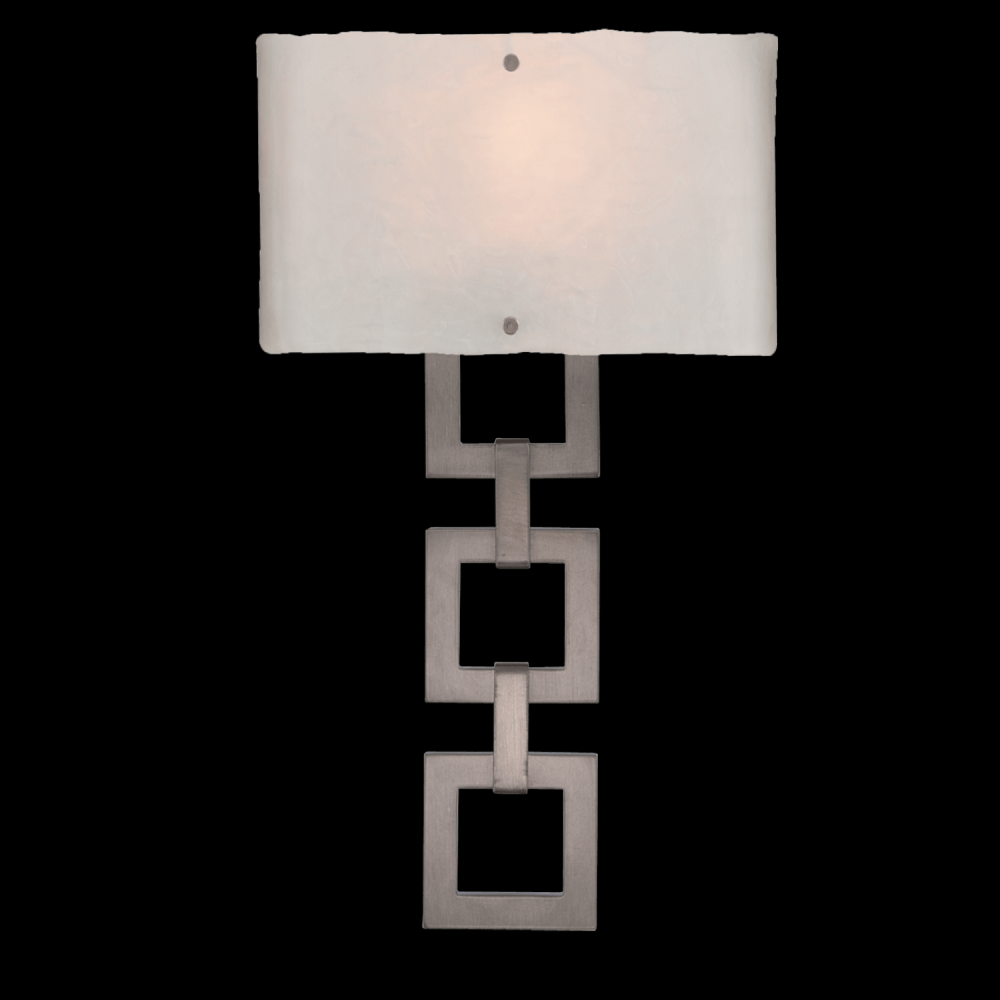 Carlyle Square Link Cover Sconce-0B 11&#34;