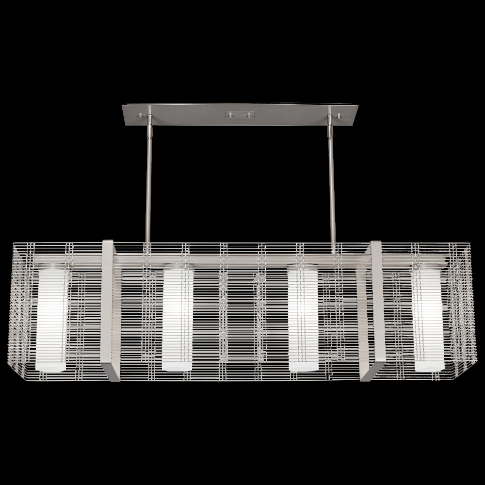 Downtown Mesh Linear Suspension-60-Classic Silver