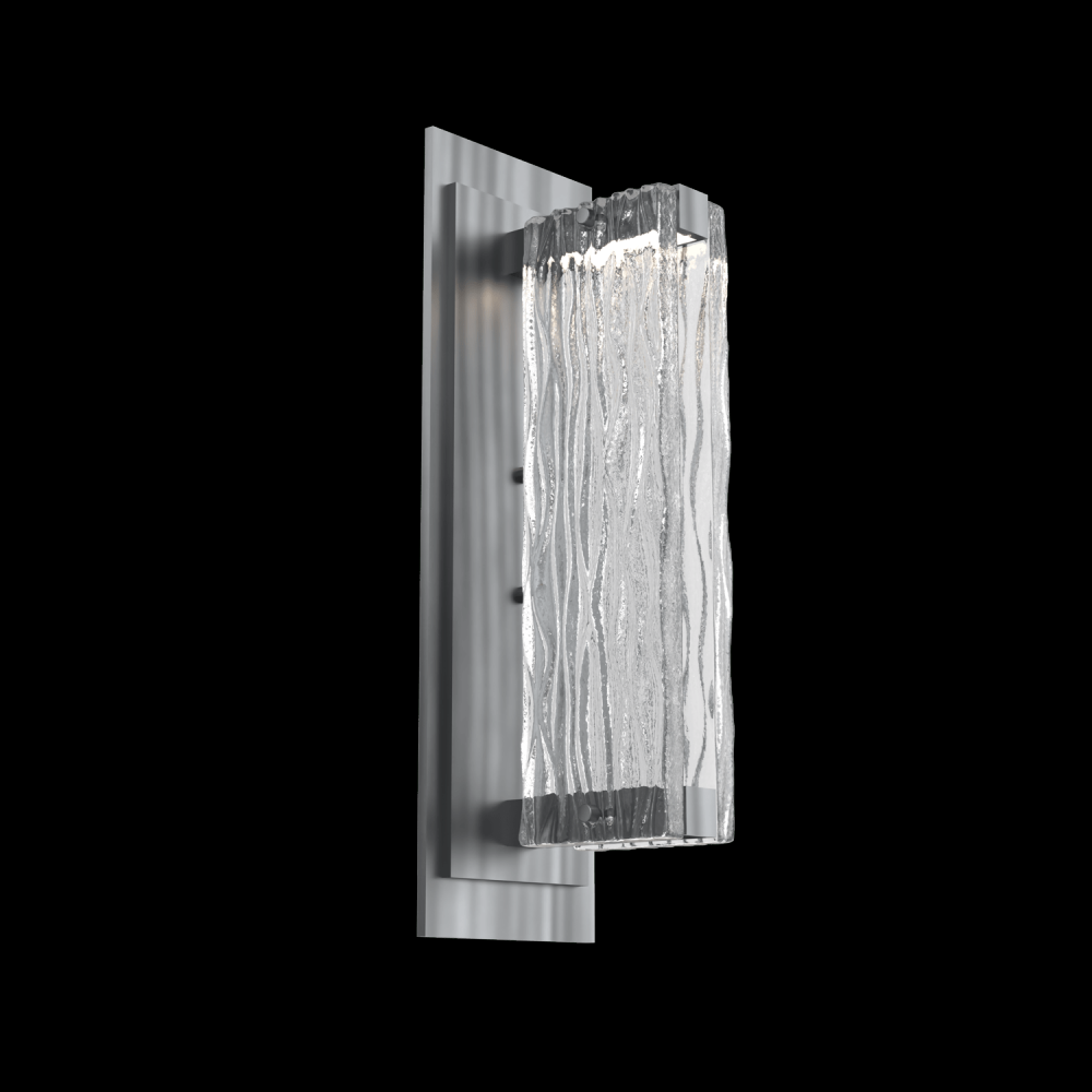 Tabulo Sconce-Gunmetal-Tidal Cast Glass