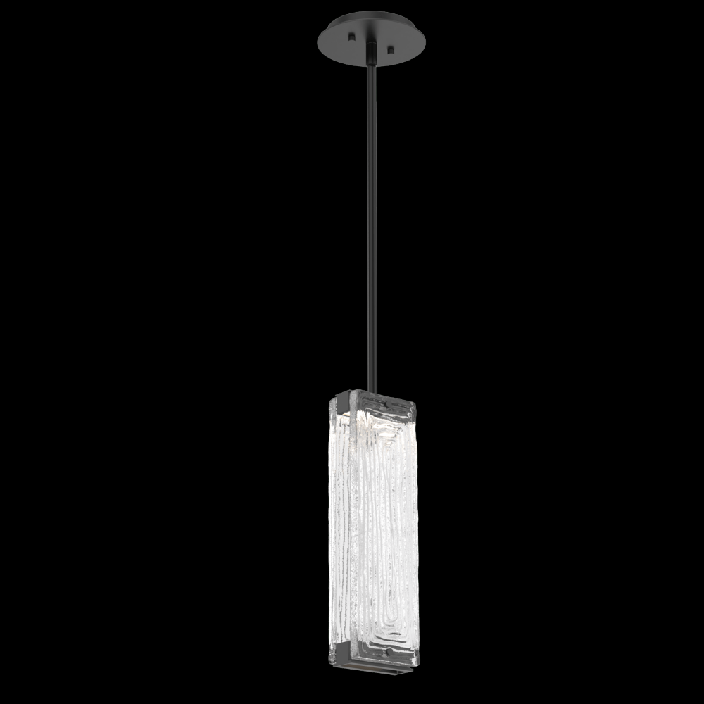 Tabulo Pendant-Matte Black-Linea Cast Glass