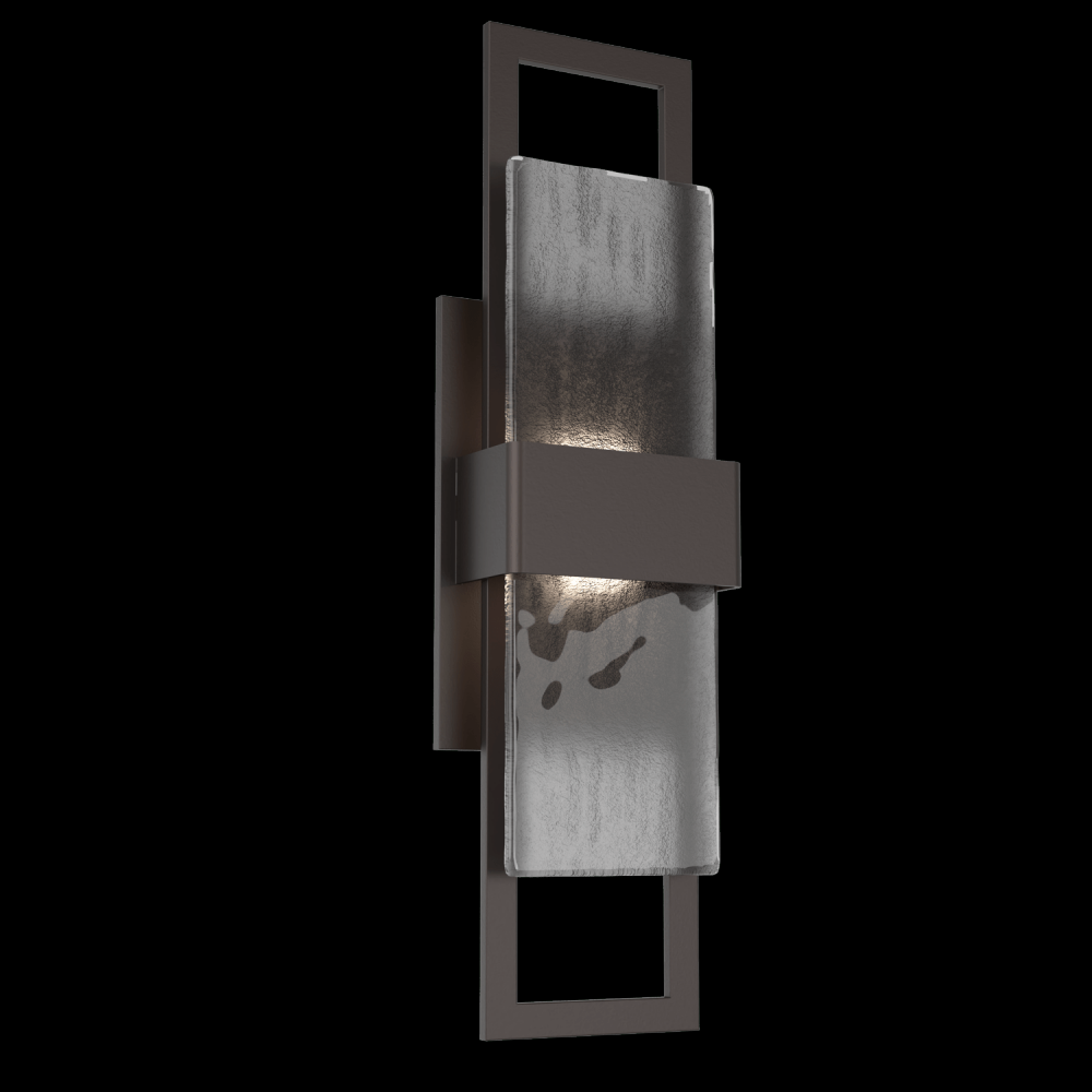 Sasha 20&#34; Sconce-Statuary Bronze-Smoke Granite