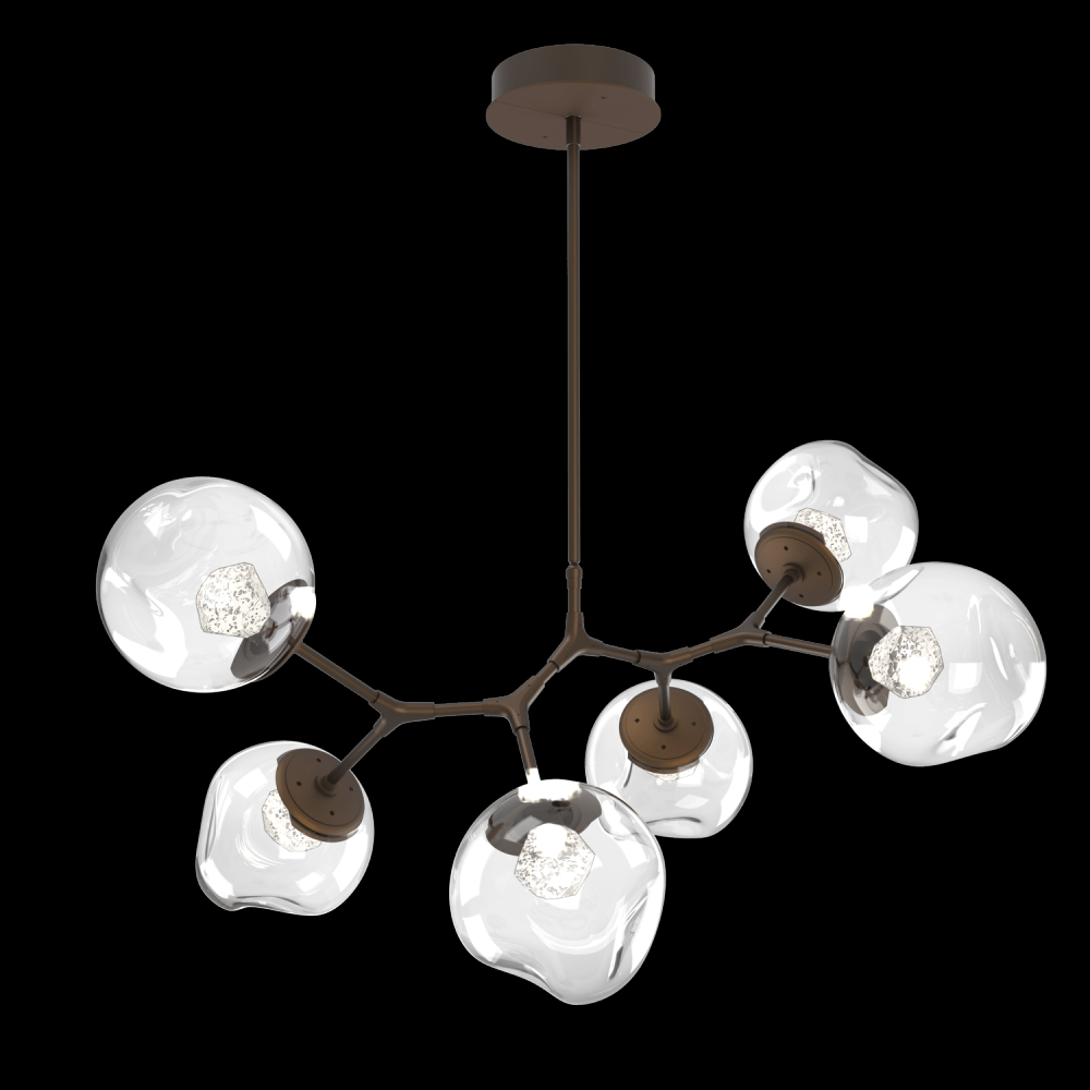 Luna 6pc Branch-Flat Bronze-Zircon Inner