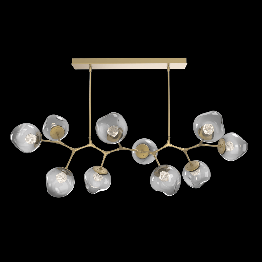 Luna 10pc Branch-Gilded Brass-Zircon Inner