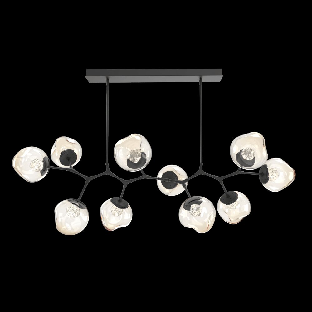 Luna 10pc Branch-Matte Black-Zircon Inner