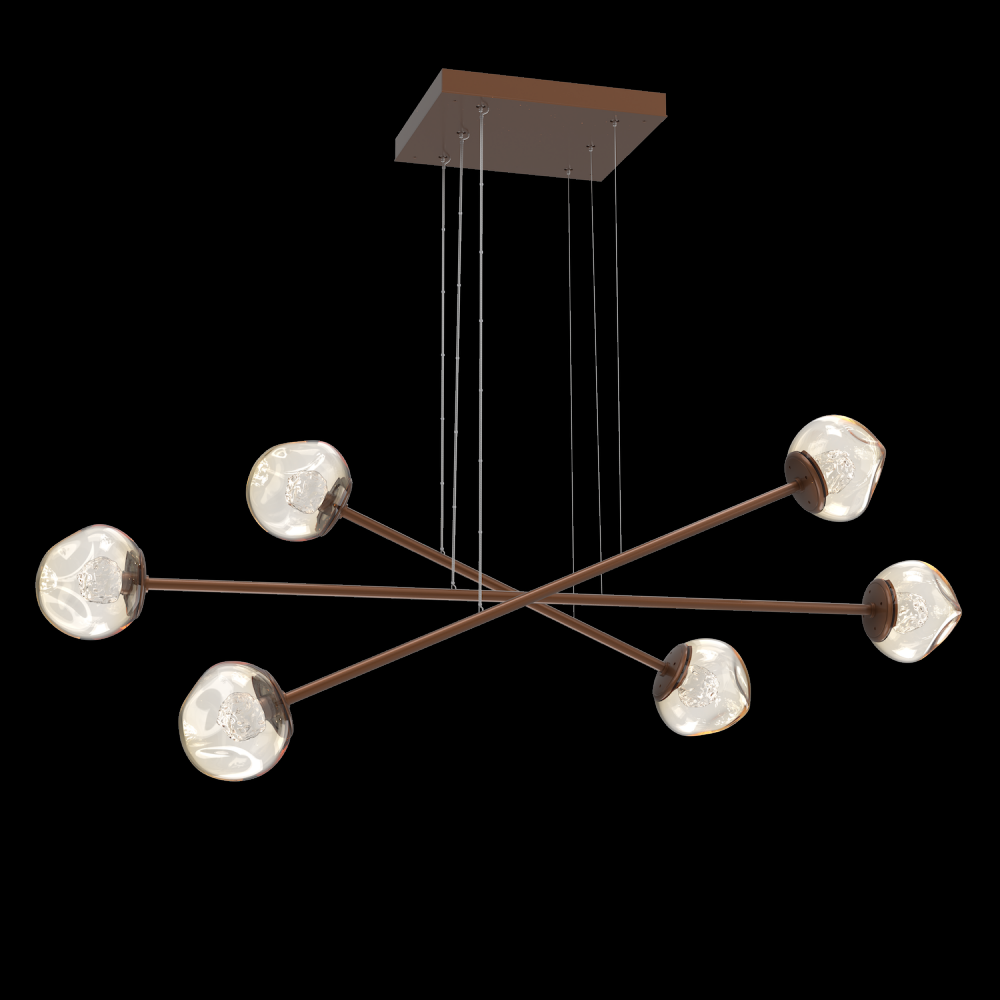 Luna Moda Multi-Piece Linear Chandelier