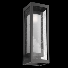 Hammerton ODB0027-18-AG-F-L2 - Outdoor Double Box Cover Sconce with Glass-Argento Grey-Glass