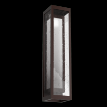 Hammerton ODB0027-26-SB-F-L2 - Outdoor Tall Double Box Cover Sconce with Glass-Statuary Bronze-Glass