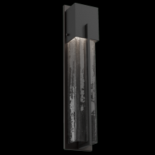 Hammerton ODB0055-23-TB-SG-L2 - Outdoor Tall Square Cover Sconce with Metalwork