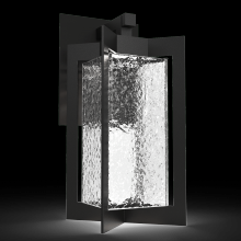 Hammerton ODB0075-01-TB-HC-L2 - Outdoor Quad Lantern-Textured Black-Blown Glass