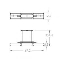 Hammerton PLB0026-0F-FB-IW-001-E2 - Urban Loft Parallel Linear Suspension-0D-Flat Bronze