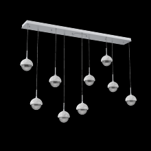 Hammerton PLB0093-09-CS-S-C01-L3-WM - Cabochon Linear 9pc Multi-Pendant