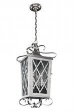Kalco 402250SL - Trellis Medium Hanging Lantern