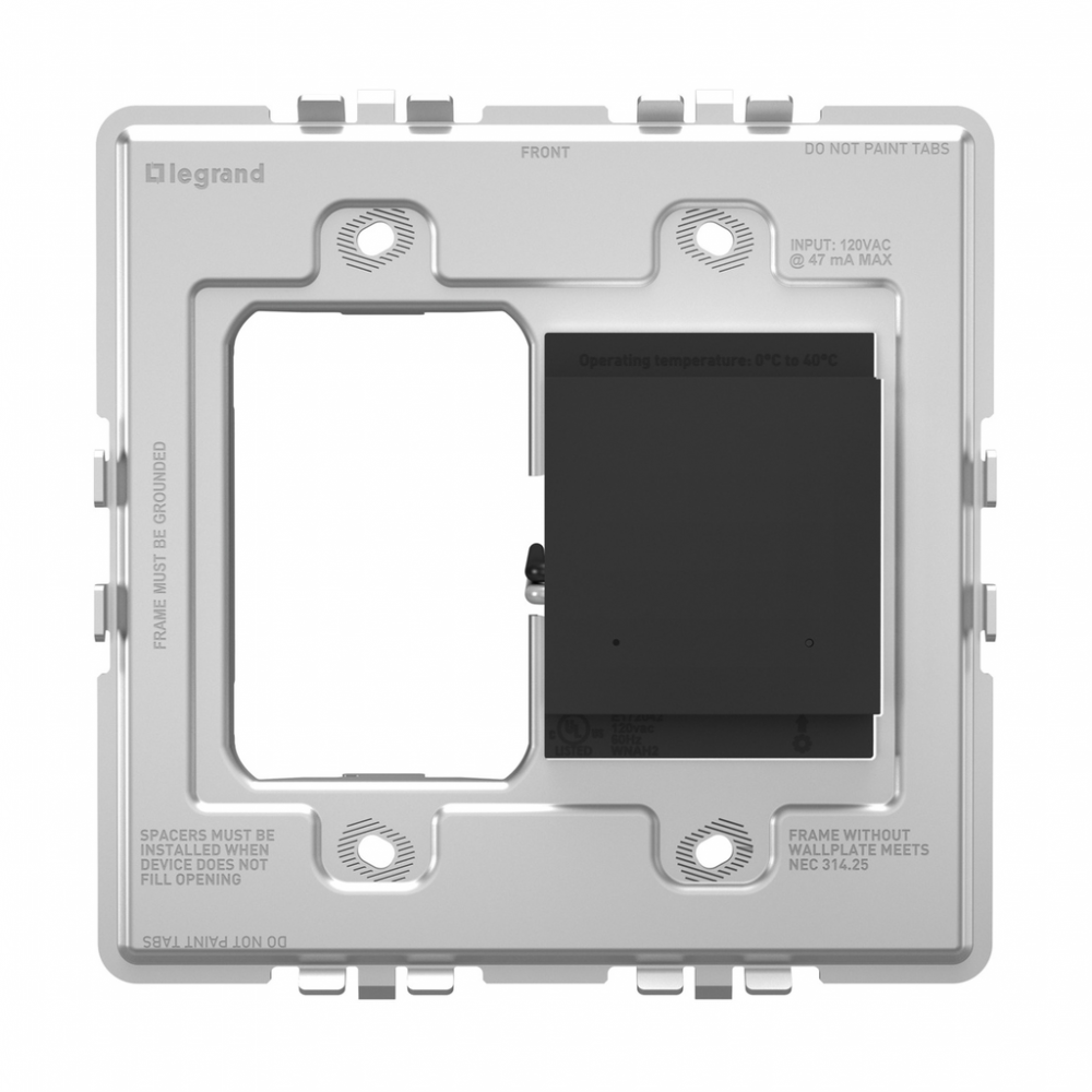 Adorne® Smart Surface-Mount Gateway with Netatmo, Graphite