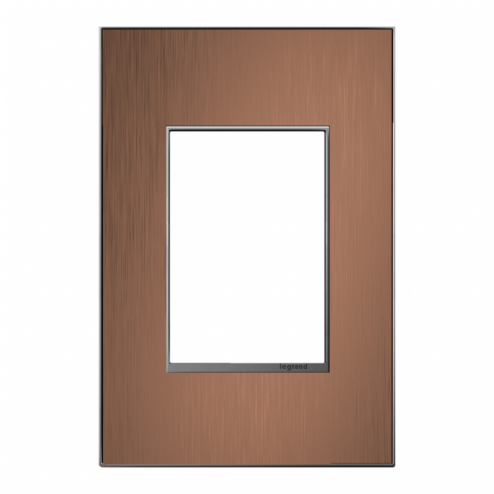 Adorne® Copper One-Gang-Plus Screwless Wall Plate